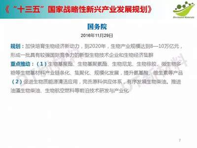 2020年生物基产业年度政策盘点 聚焦材料技术研发与产业升级新动能